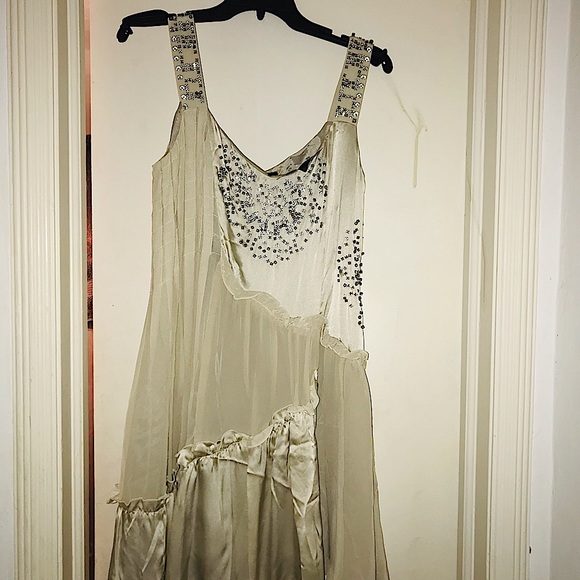 COPY - Nanette Lepore Silk -Bubble Lounge Dress SZ 8 NWT - Picture 1 of 10